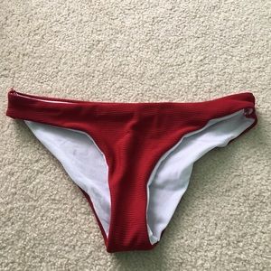 NWOT red bikini bottoms